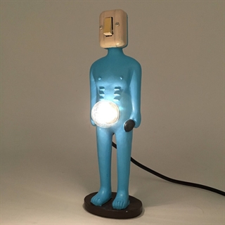 Mand figur lampe - E 12